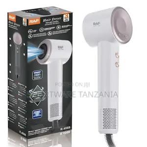 Raf Ionic Hair Dryer 1600w White 103000 RPM Fast Dry Blower