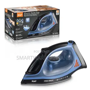 Raf 2200w Steam Iron R.1250l Ceramic Soleplate Vertical Steaming