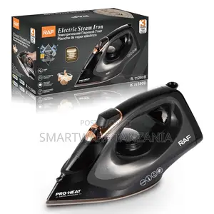Raf Steam Iron 2200w R.11290b Black Ceramic Vertical Steaming Iron