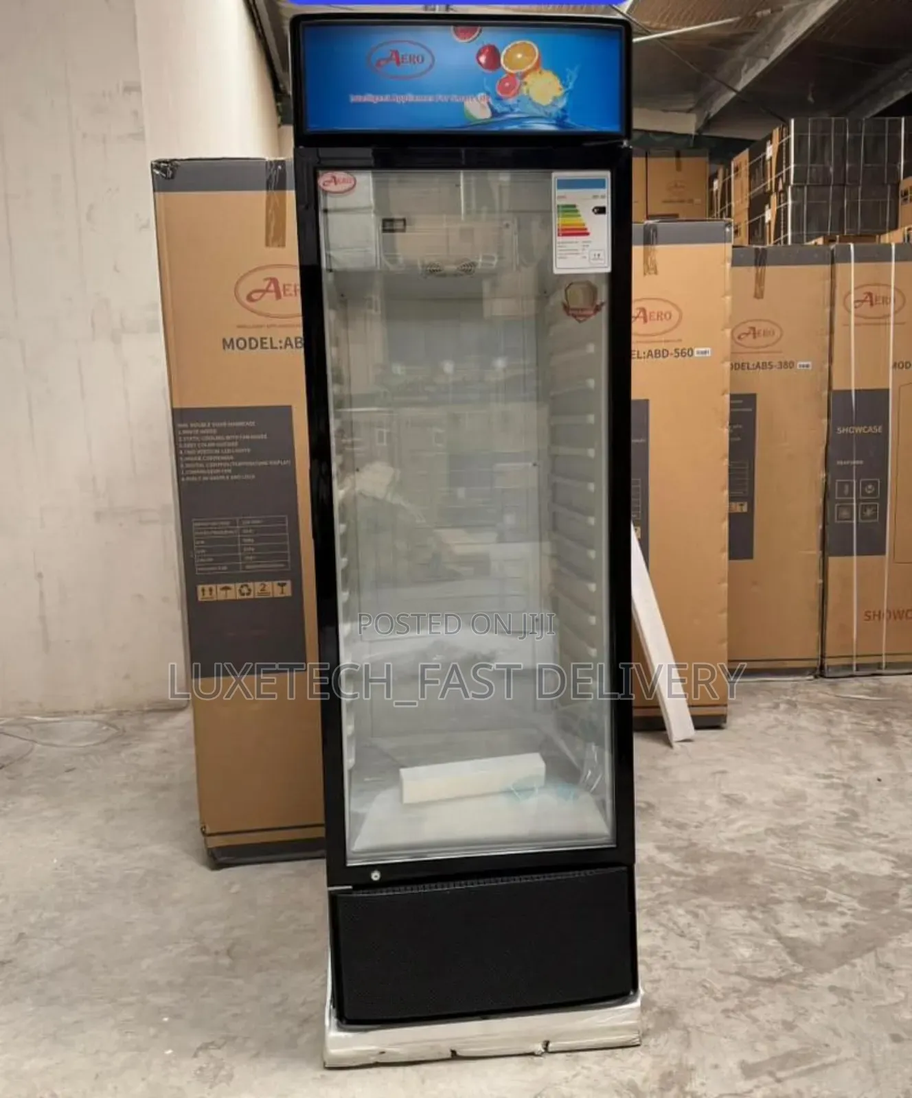 Aero Showcase Fridge 380 Litres