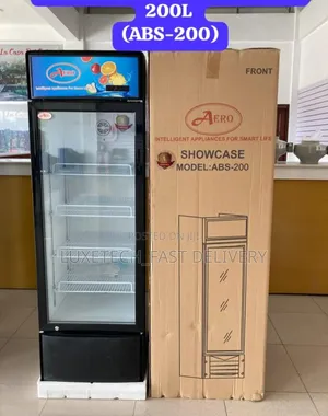 Aero Showcase Fridge 200 Litres Single Door