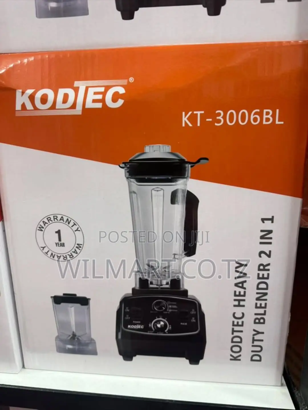Kodtec Heavy Duty Blender 2l 1000w Food Mixer Multifunction Kt-3006bl