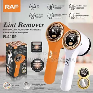 Raf Lint Remover R.4109 Fabric Shaver 7600 RPM 6 Blade Led Display