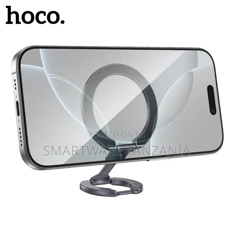 Hoco Gh9 Strong Magnet Dual Ring Phone Holder One Hand Camera Use