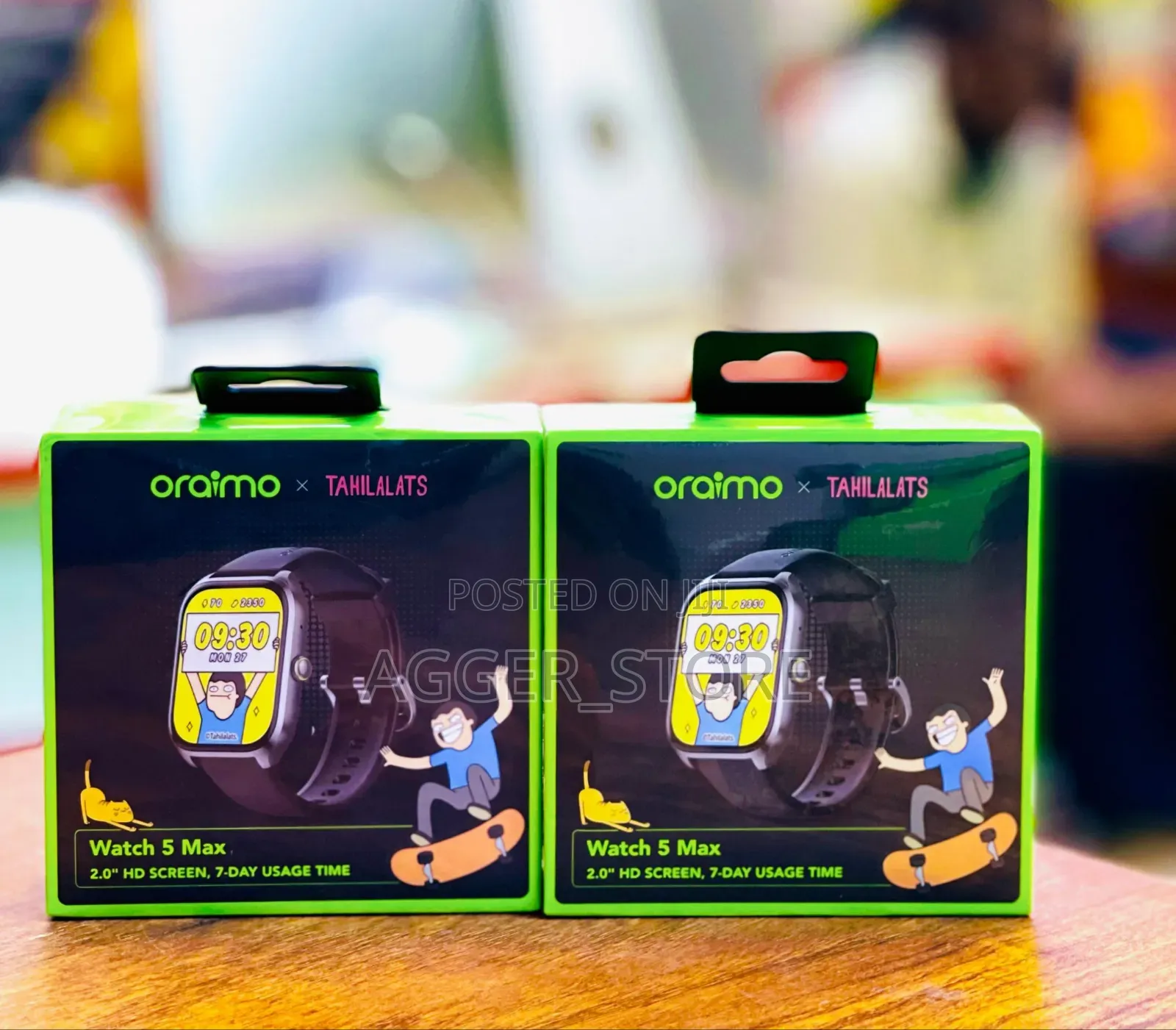Oraimo Watch 5 Max Smart Watch 2.0” Hd Screen