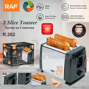 Raf 2-slice Toaster R.262 650w Double-sided Baking Card Slot