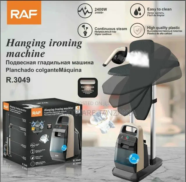 Raf Garment Steamer 2400w Hanging Ironing Machine 2l Tank R.3049
