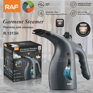 Raf Compact Garment Steamer 800w Gray 200ml Continuous Steam