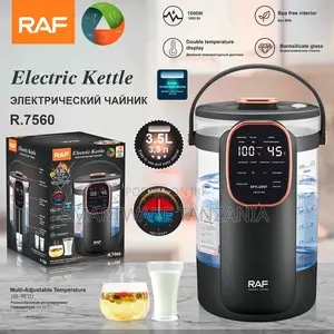 Raf Smart Electric Kettle 1000w 3.5l Digital Temperature Display
