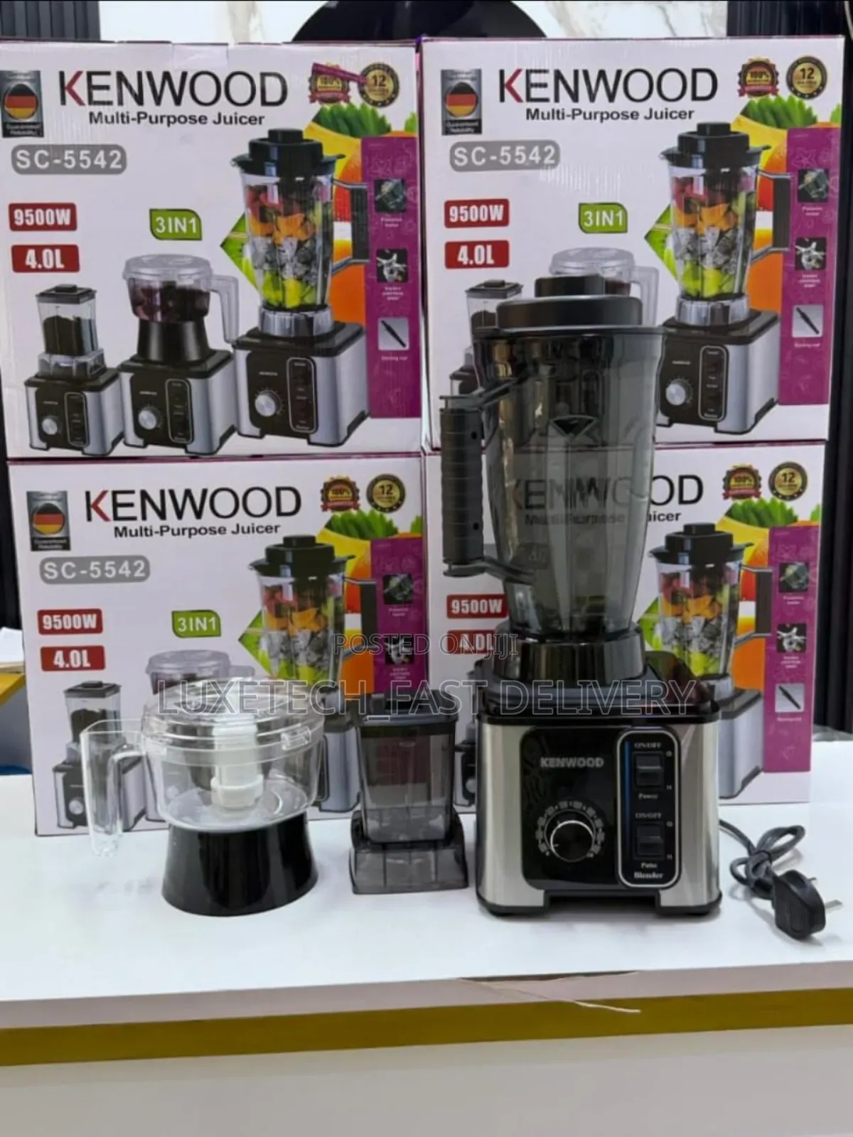 Kenwood 3 in 1 Multi-Functional Blender 4 Litres