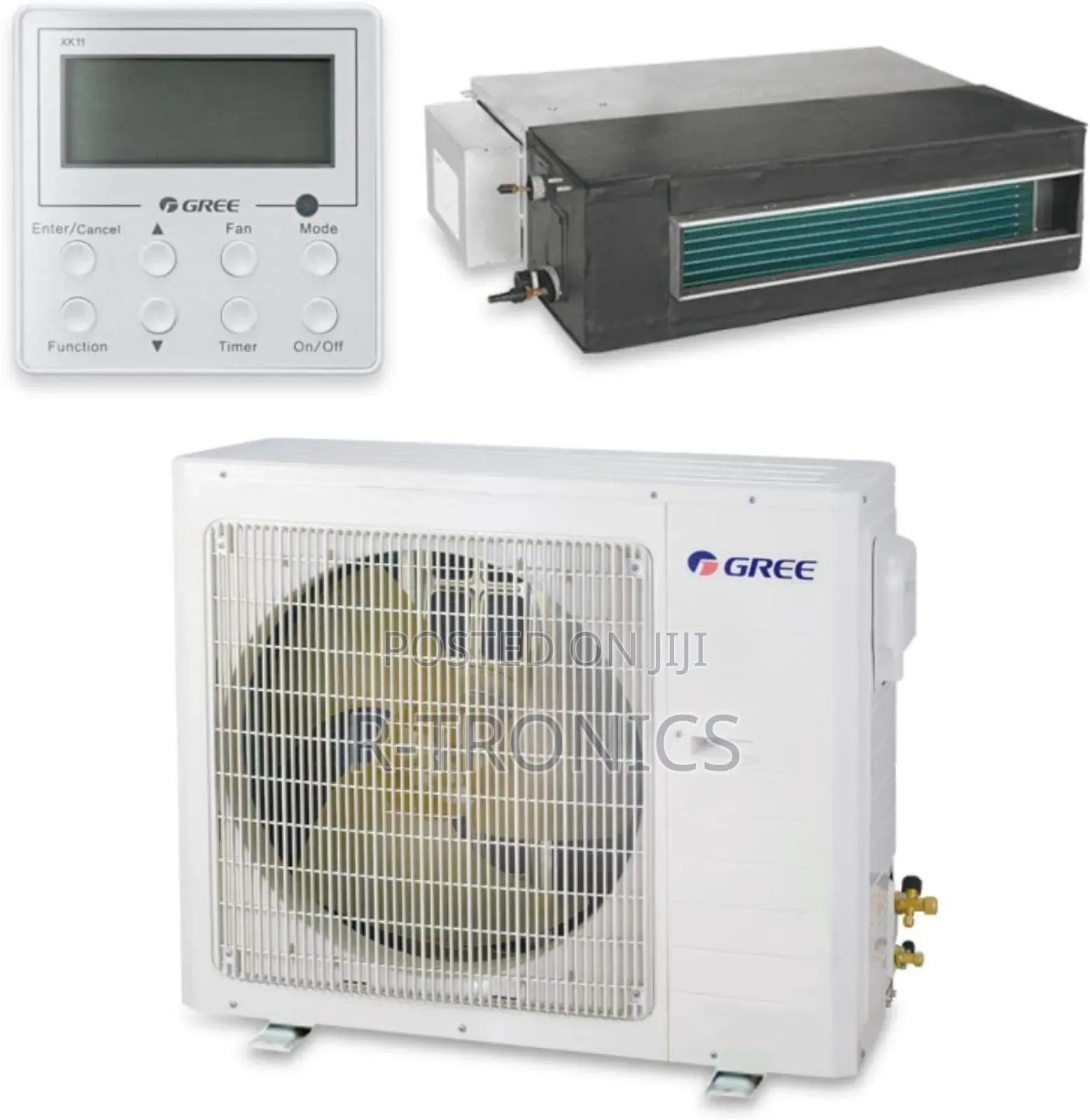 Gree 24,000 Btu (2-Ton) Concealed Duct Inverter Ac