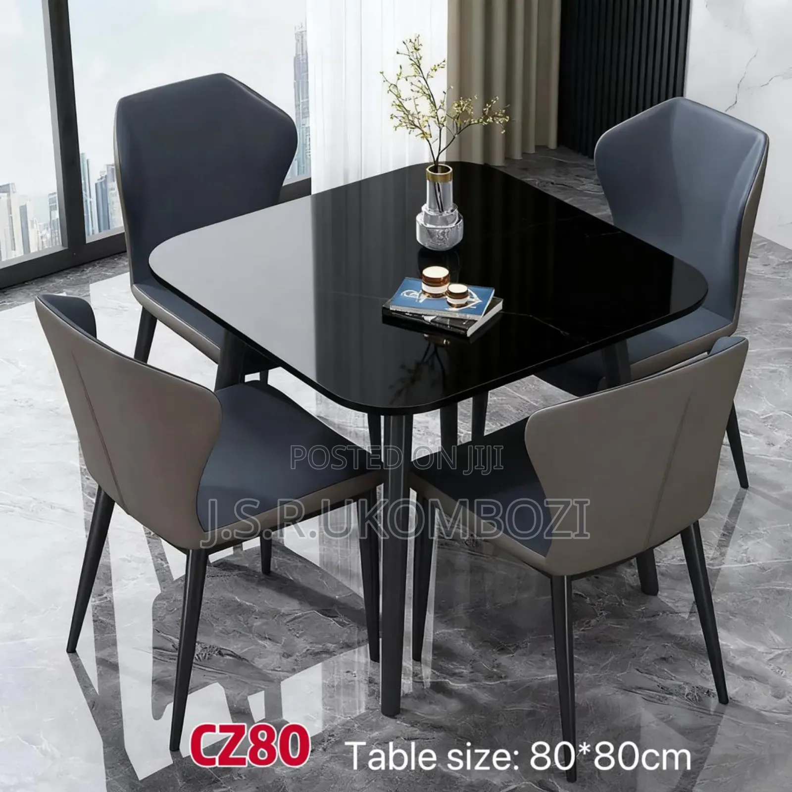 Modern Dining Set Table and Chairs