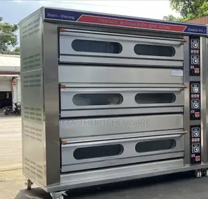 Commercial Baking Oven 3 Deck 9 Trays