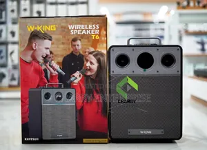 T6 W-King Karaoke Party Portable Bluetooth Speaker With Wireless Mic