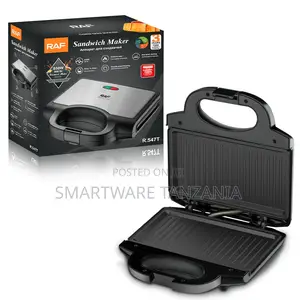 Raf Sandwich Maker R.547t - Electric Panini Press Grill 850w