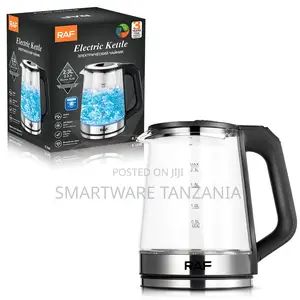 Raf Electric Glass Kettle R.7846 - 2.3l Led Illuminated Kettle