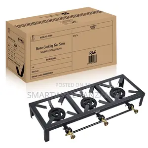 Raf R.8502 Gas Stove - 3-burner Portable Camping Gas Cooktop