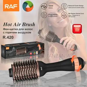 Raf Hot Air Brush R.420 - 3-Speed Hair Styling Dryer 1000w