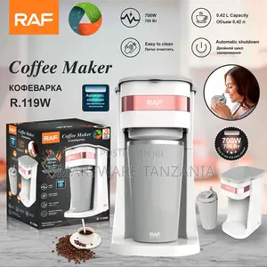 Raf Coffee Maker R.119w White - Personal Coffee Brewer 700w