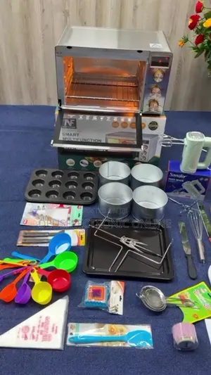 Electric Oven 40l With Cake Set 18pc