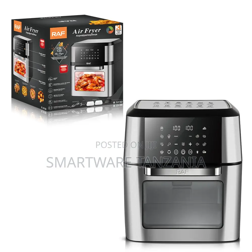 Raf Air Fryer R.5150 - Large Capacity Oil-Free Cooker 2000w