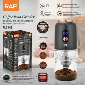 Raf R.7149 Coffee Grinder 25w - Rechargeable Bean Grinder Usb