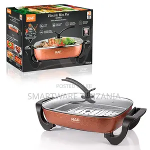 Raf Electric Hot Pot R.5426 - Multi-Function Cooking Pan 10l