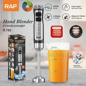 Raf R.788 600w Immersion Blender Ice Crush Stainless 700ml Cup