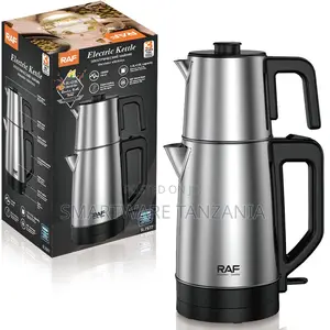 Raf R.7977 Stainless Steel Tea Kettle Set 1500w Rapid Boil 3l
