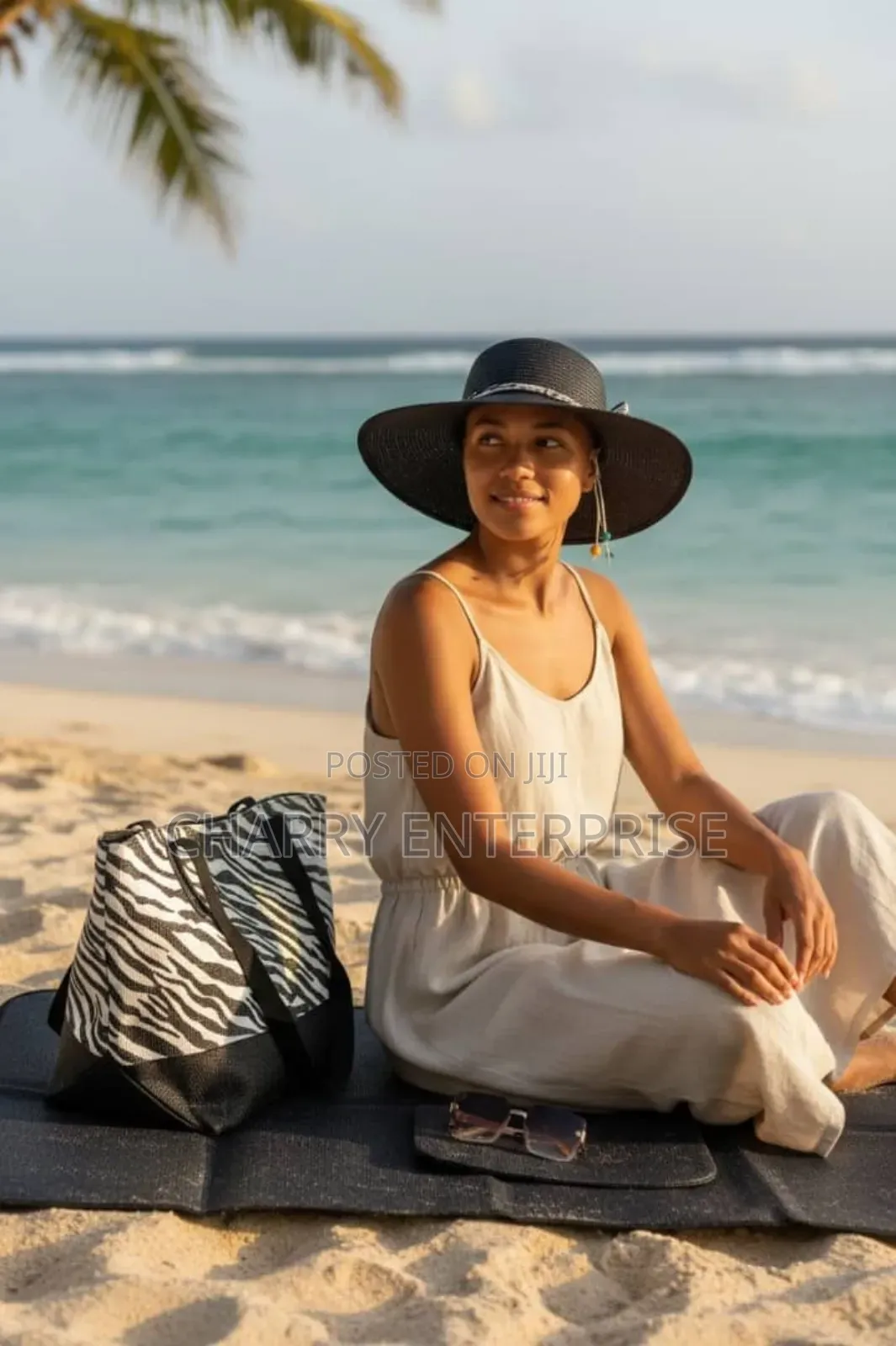 Full Set of 5pc Kofia/ Cap Glasses Pochi Ndogo Beach Summer Bag Carpet