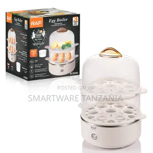 Raf R.0055 14-Egg Boiler 350w Two Tier Auto Protection White