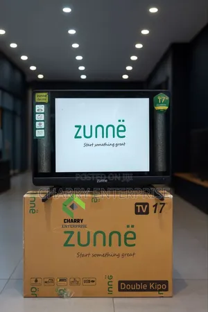 Zunne Tv 17 Inch Double Glass Vioo Viwili Usb Port Hdmi Port