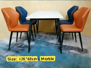 Modern Dining Table, 4 Chairs