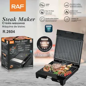 Raf R.2604 Steak Maker 1400w Double-Sided Grill Non-Stick 90°