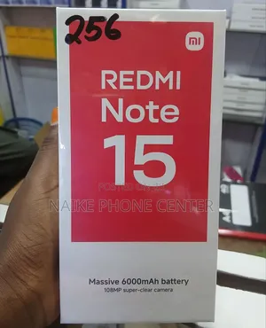 New Xiaomi Redmi Note 15 256 GB Black
