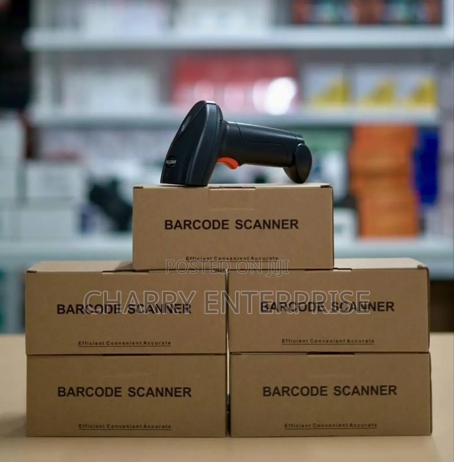 Generic Handheld Barcode Scanner. 
Used for Reading and Decoding