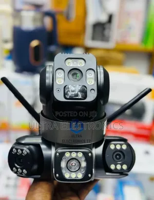 4lens Intelligence CCTV Camera Inatumia Solar Na Umeme Rechargeable
