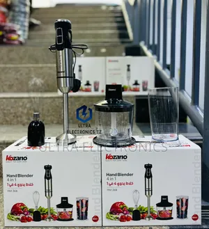 Kozano Hand Blender Set 4 in 1 Power:- 600watts.*