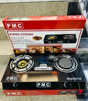 PMC Gas Cooker/ Gas Stove 2 Plates Auto Ignition Hautumii Kiberiti