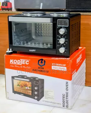 Kodtec Electric Oven 30l Bake, Roast, Grill 
*Heat Adjustments