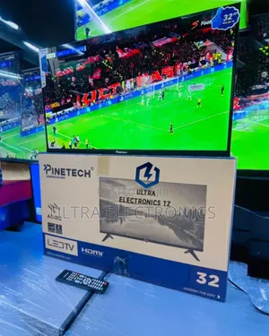 Pinetech Frameless Tv 32 Picha Angavu Ac/ Dc Inatumia Umeme Au Solar