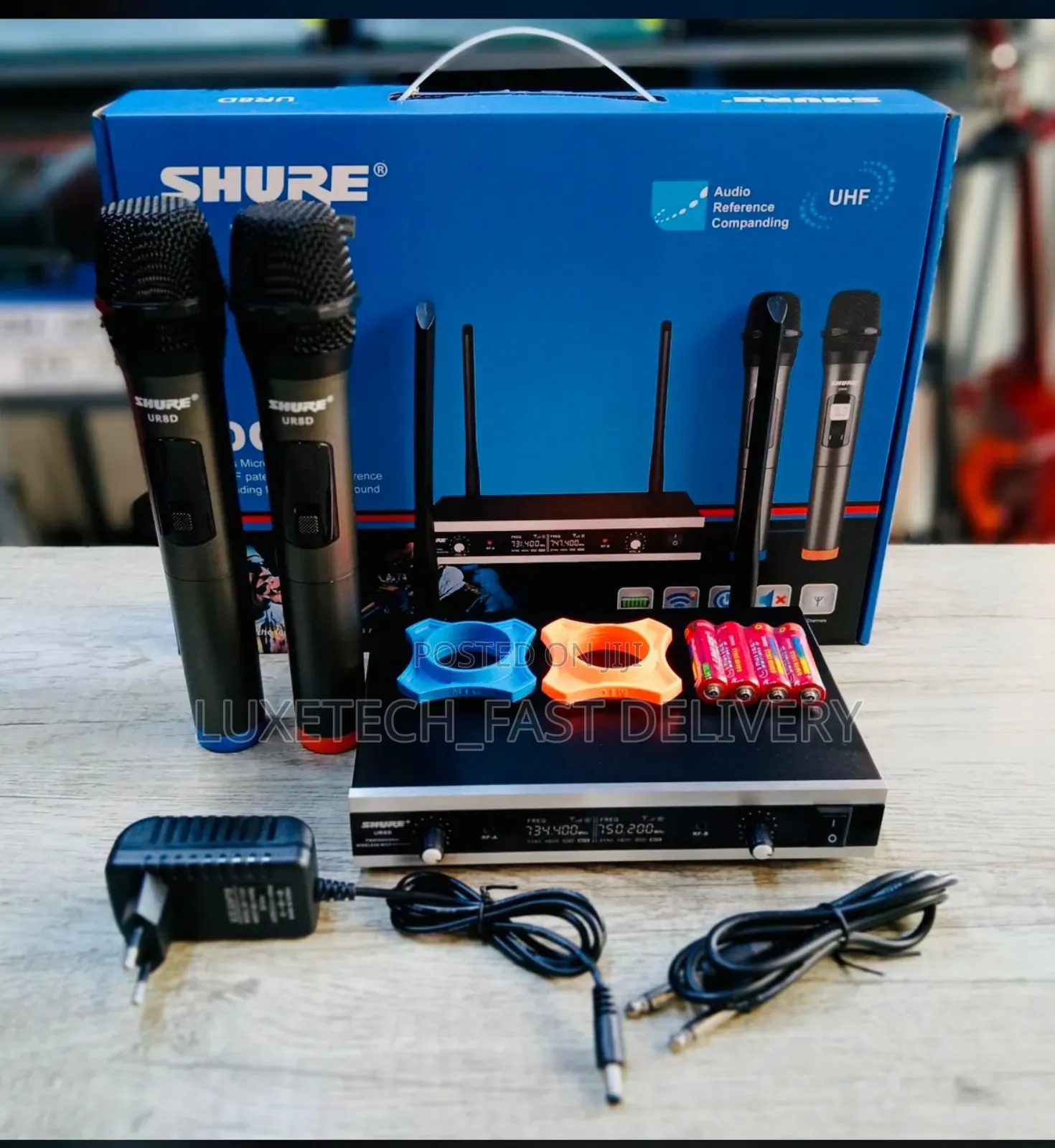 Shure Ur8d Professional Dual-Channel Uhf Wireless Microphone System