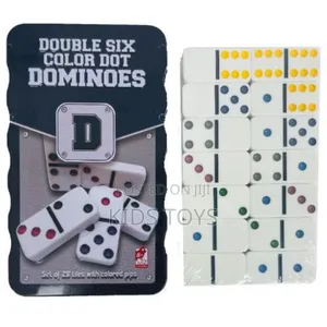 Double Six Color Dot Dominoes