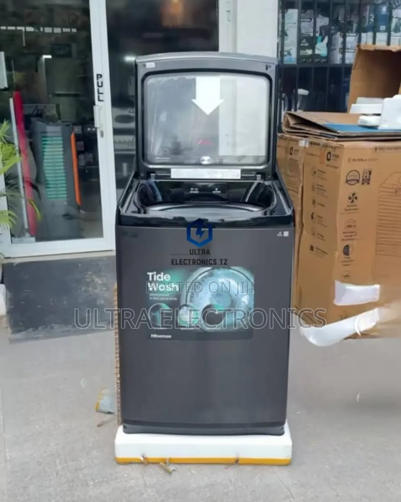 *Hisense Top Load Automatic Washing Machine Wash and Spin 20kg