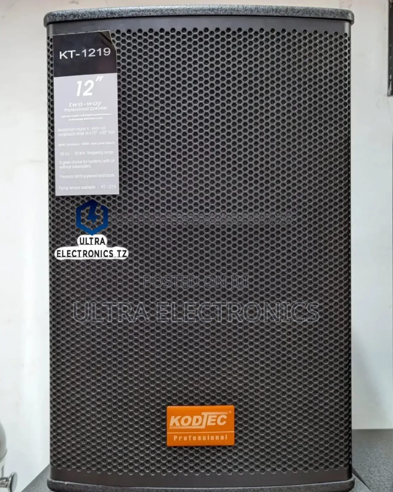 Kodtec Original Professional Speaker 2000w Peak Two-Way Mid-Single 15'