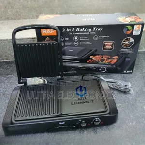 Raf 2-in-1 Electric Grill and Baking Pan Choma Nyama Kisasa 1500w