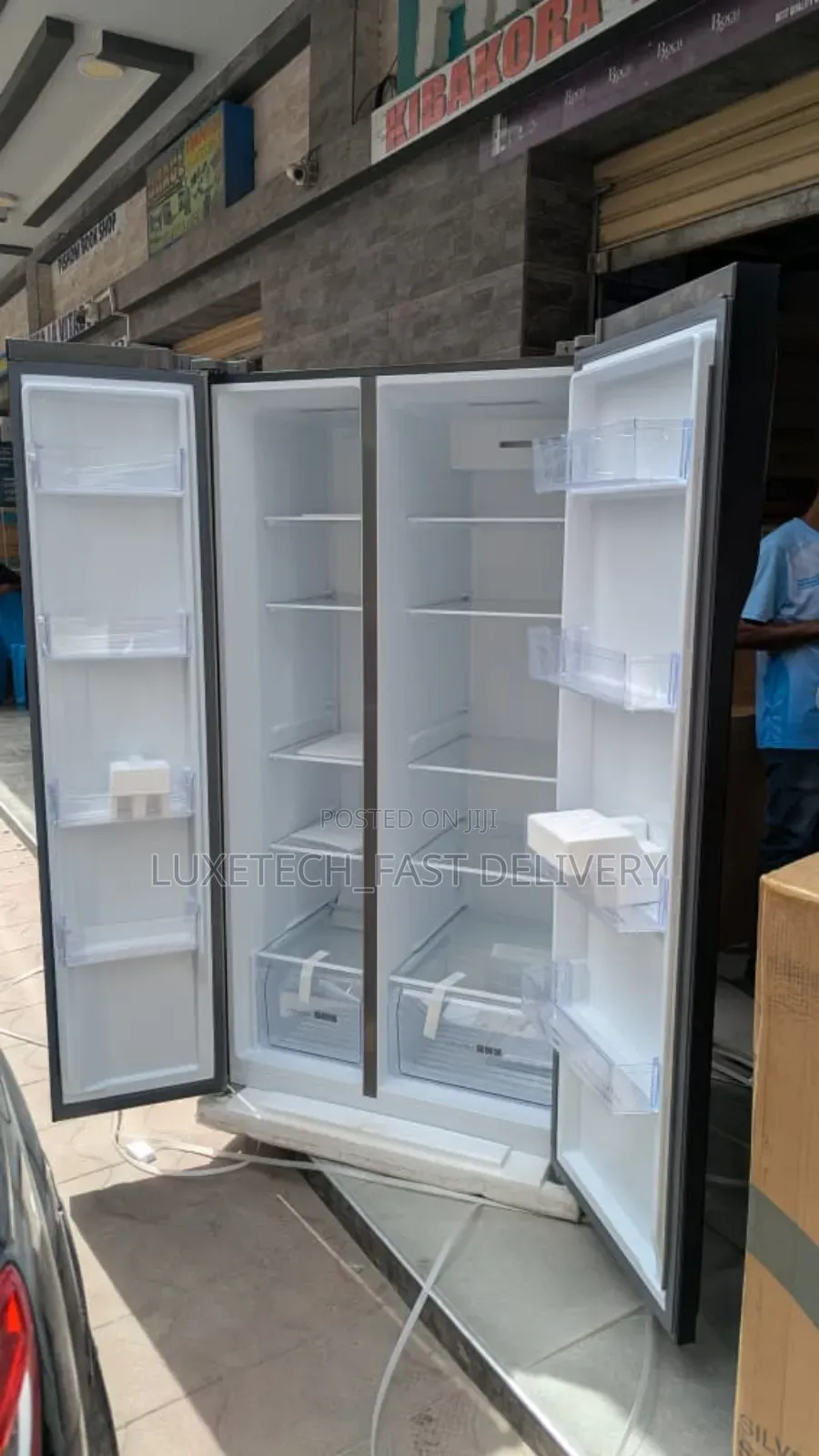 Airlux Side-by-Side Fridge 630 Litres Non-Frost