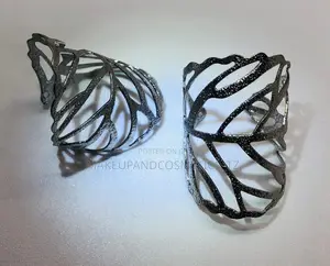 Silver Tone Wide Open