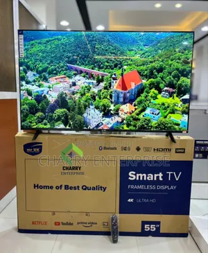 Mr Uk Tv 55fs25 Smart 55 Inch Uhd With Bluetooth Frameless Android