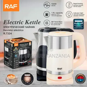 Raf R.7324 Electric Kettle 1500w 1.5l Auto-Off Rapid Boil Cream